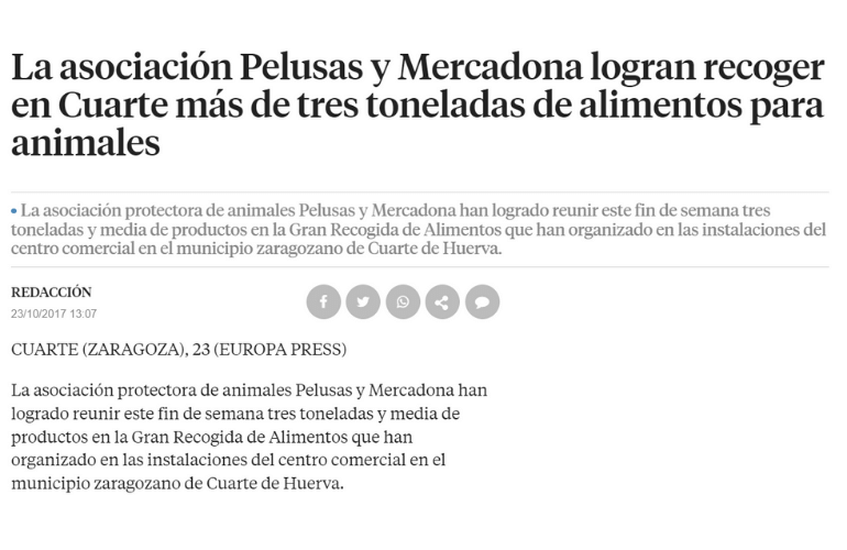 Recogida de alimentos